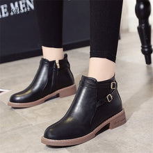 Load image into Gallery viewer, Women Ankle Martin Boots 2019 Autumn Female Casual Shoes